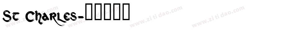 St Charles字体转换